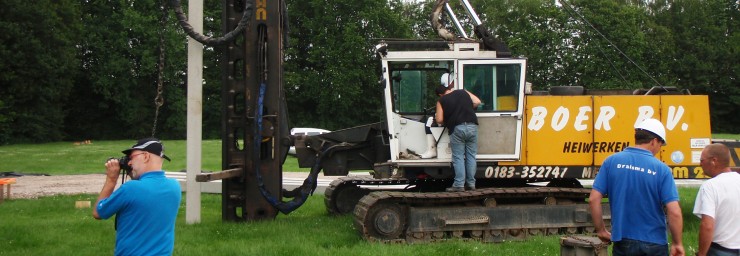 Eerste paal Bosbadhal