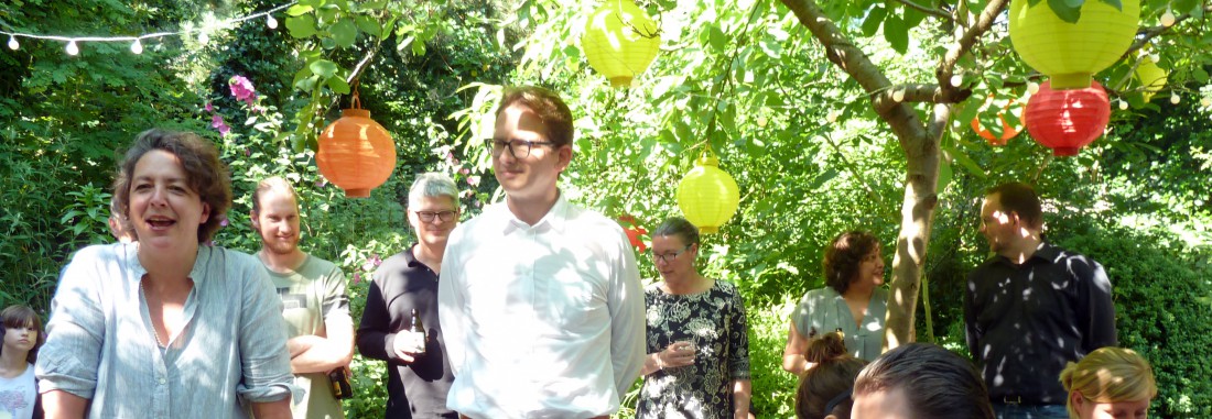 Back garden barbecue