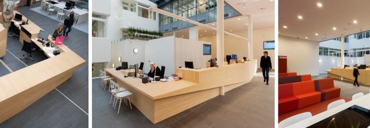 Persrondleiding door vernieuwd gemeentehuis Zeist