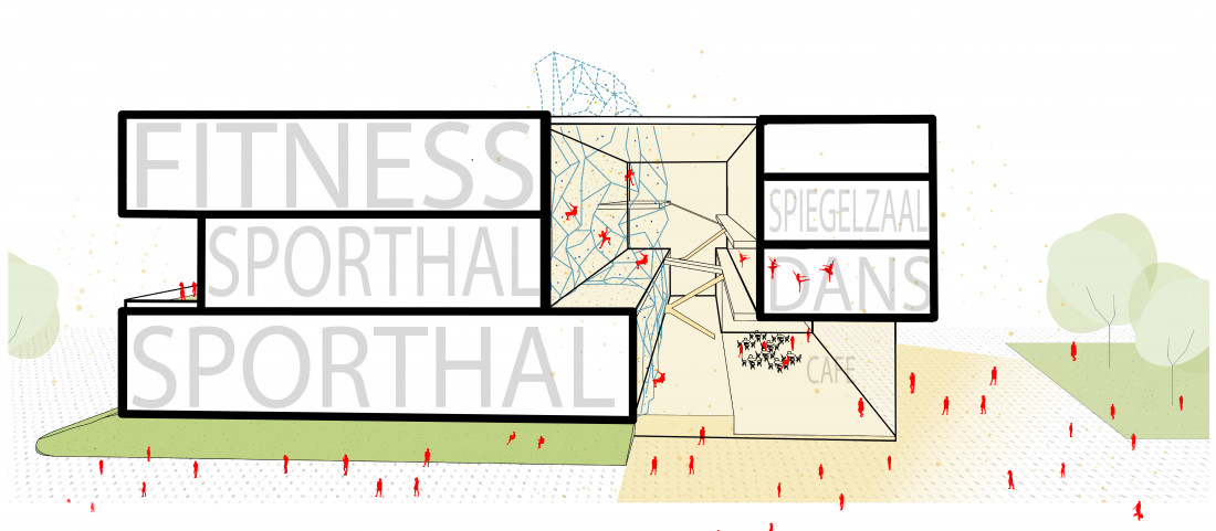 Atelier PRO ontwerpt nieuw Sport- en Tentamencentrum voor Universiteit Leiden