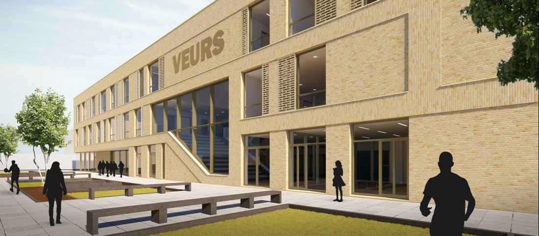 Feestelijke start bouw VMBO Veurs, Voorburg