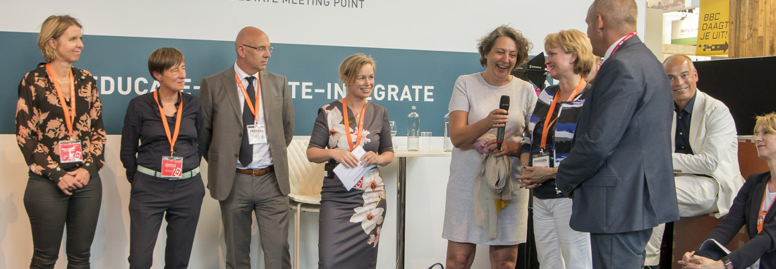 Architectuurplaquette voor Scheldehof