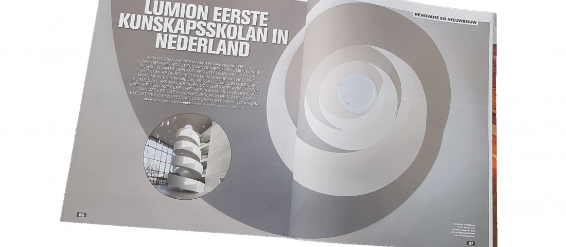 Schoolgebouw Lumion Amsterdam in Bouwwereld