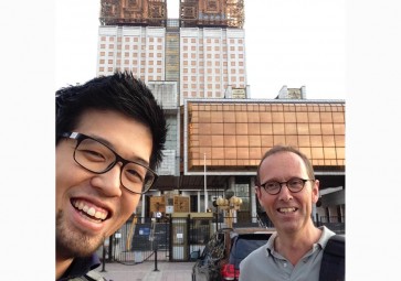 Werken en lesgeven in Moskou 