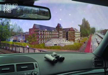 Voormalig Europol kantoor wordt gezond woon-zorggebouw. (ontwerpstudie) 