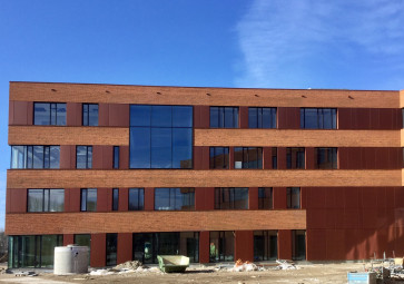 Vitalis college in Breda richting oplevering