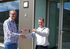 Twee keer sleuteloverdracht