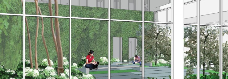 Binnentuin Huis der Gemeente Overbetuwe