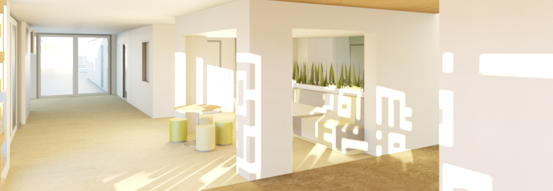 Interieur Islamitische basisschool Okba ibnoe Nafi, Breda