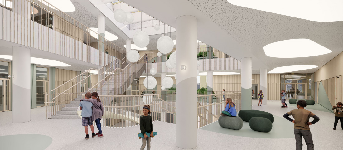 Interieur Khoroshkola Basisschool, Moskou