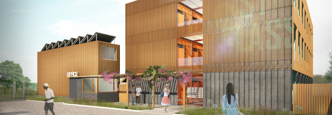 Initiatiefontwerp 48 studentenwoningen,  Curaçao