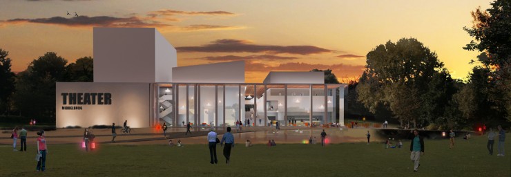 Stadspark en theater Middelburg