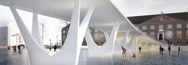 Iconic Pedestrian Bridge, Amsterdam