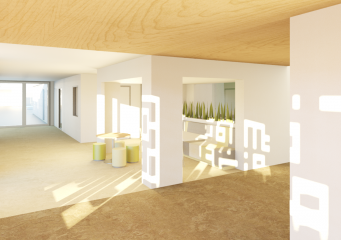 Interieur Islamitische basisschool Okba ibnoe Nafi, Breda