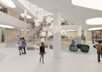 Interieur Khoroshkola Basisschool, Moskou