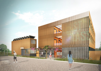 Initiatiefontwerp 48 studentenwoningen,  Curaçao