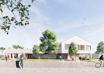Nieuwbouw brede school Het Fundament en kinderdagopvang Camelot, Genderen